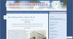 Desktop Screenshot of gratoncommunityclub.org